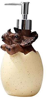 LOVIVER Niedlicher Dinosaurier-Seifenspender, 560 ml, Badzubehör, Presstyp, Badbehälter für Küche, Hotel, Badezimmer, Dekoration
