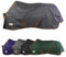 Marengos by Bucas - Winterdecke 1200D Irish Turnout | atmungsaktive & wasserdichte Outdoordecke mit Innenfutter & Kreuzbegurtung | Grau/Orange in Größe 135cm (50g/m² Füllung)