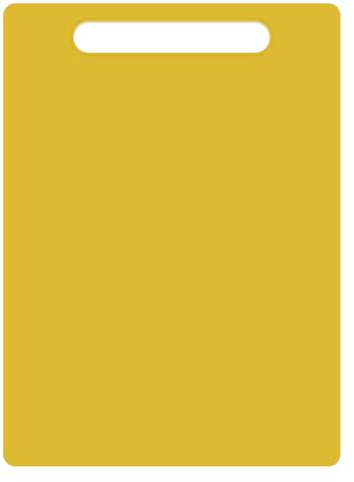 AEX Chopping Board - Plastic Cutting Board - Large Chopping Board for Fruit & Vegetables - BPA Free Chopping Board - Rectangle Cutting Board Plastic - Plastic Cutting Board for Kitchen (Yellow)