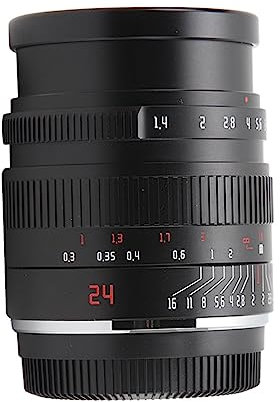 Monter Objectif à Grande Ouverture, Objectif Grand Angle à Grande Ouverture 24 Mm F1.4 APS C Objectif Ed à Mise au Point Manuelle pour Appareil Photo Fujifilm FX Mount XT5