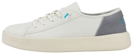 HEYDUDE Cody M Canvas - Scarpe Running Uomo - Easy-On System, Atmosphere/White, 46