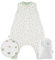 Juicy Bumbles Baby Musselin Schlafsack mit Füßen 2.5 TOG Winter Winterschlafsack mit Fuen Beinen - Kinder Kinderschlafsack - Polka-Punkte 80 cm 2 Jahre