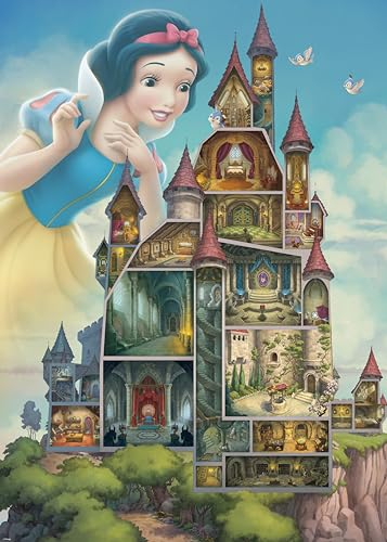 Ravensburger Puzzle 12000257 - Snow White - 1000 Teile Disney Castle Collection Puzzle für Erwachsene und Kinder ab 14 Jahren