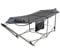Easigear Hammock with Metal Stand Frame Garden Camping Outdoor Patio Swing Bed Portable