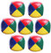 XZEIT 7 Stück Soft Jonglierbälle Set, Kinder Ballwurfball Spiele Zirkus Clown Farbige Jonglierbälle für Erwachsene Kinder Anfänger Outdoor Spielzeug