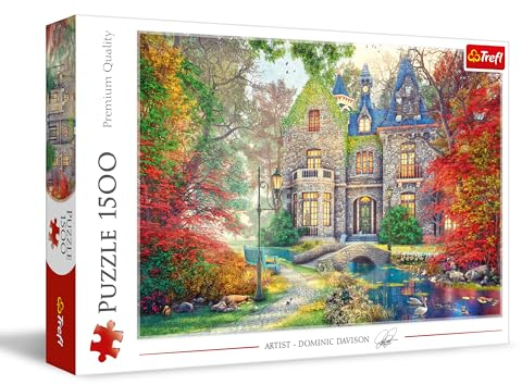 Trefl - Herbstliches Herrenhaus - Puzzle 1500 Elemente - DIY-Spiel, Kreative Unterhaltung, Spaß, Klassisches Puzzle für Erwachsene und Kinder ab 12 Jahren