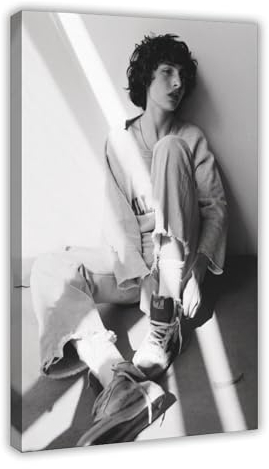 Llodmkd Leinwandposter Schauspieler Finn Wolfhard, Wandkunst, Dekordruck, Bild für Wohnzimmer, Schlafzimmer, Dekoration, Rahmen-Stil, 60 x 90 cm