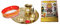 BRACOP® Karva Chauth Pooja Thali Set Serving Plate Indian Decorative Puja Items Indian Plate For Temple, Wedding Home Décor Brass Bell Tika Thali Hindu Temple Decoration Religious Gifts