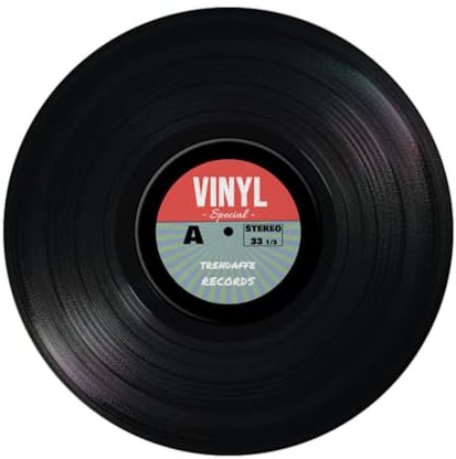 Retro Vinyl Special Schallplatte Magnet mit Flaschenöffner rund Kreisförmiger Farbenfroher Musik Magnet mit Flaschenöffner Buntes Label-Design Retro Platten-Dekor