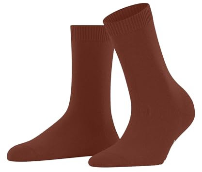 FALKE Women's Cosy Wool W So Viscose Cashmere Plain 1 Pair Socks, Brown Terra 8829, 2.5-5