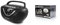 Metronic Auxiliaire Stéréo 477131 Radio CD MP3 avec Lecteur Enregistreur Cassette & GALLUNOPTIMAL UR90 Cassettes Audio, pour 90 Min. Lot de 5 Cassettes vides.