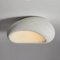 HEYUN Wabi-sabi Deckenlampe Moderne E27 Polyethylen-Lampenschirm Harz Deckenleuchte Kreative Lampe Decke Für Schlafzimmer Esszimmer Wohnzimmer Flur Innenbeleuchtung(A,40)