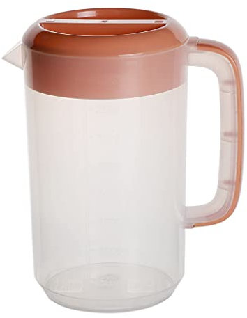 Botellas de agua de 4 litros para beber frío, jarra con tapa para té frío caliente y helado, gran capacidad, 5 colores