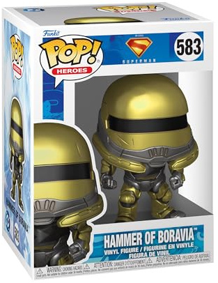 Funko POP! Movies: Superman - Hammer of Boravia (1 in 6 Chase Chance) | Offizielles Superheroes Merch - Vinyl Sammelfigur als Regal Deko - Geschenkidee zum Geburtstag für Fans und Sammler