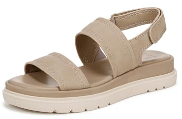 Naturalizer Womens Attract Sandal, Tan, Wide Fit, UK 3.5