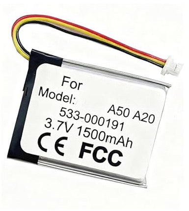 FURFURAKKU 3.7V,1500mAh Ersatz Akku Kompatibel mit 533-000169 533-000191 Astro A50 2019 Gaming Headset
