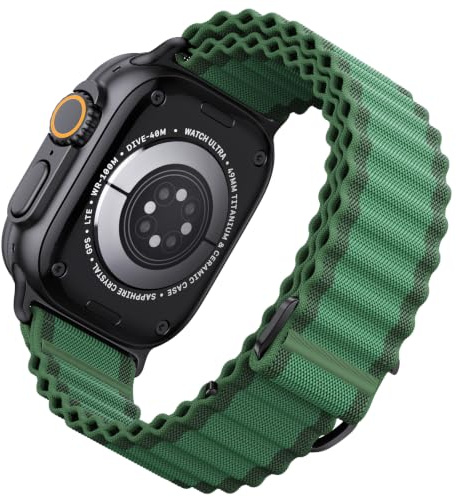 Compatible con Correas Apple Watch 40mm 38mm 39mm 41mm 42mm 44mm 45mm 46mm 49mm para Hombres Mujeres, Alpine Sports iwatch Correa para Apple Watch Series SE 11 10 9 8 7 6 5 4 3 2 1 Ultra 3/2 Ultra