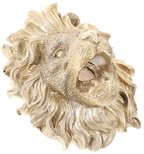 TOGEVAL Fontaine Murale Lion Buse Décorative pour Jardin Et Piscine Ornement Extérieur Pratique Et Élégant