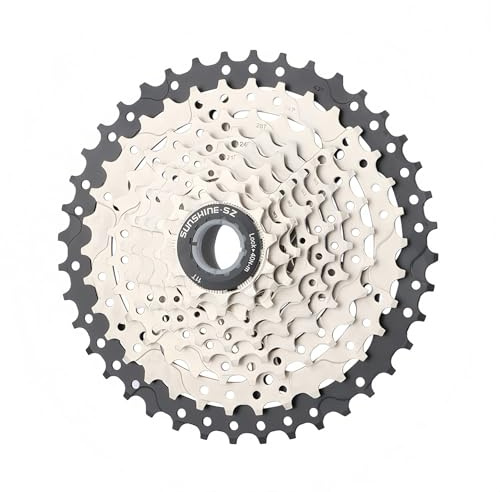 8/9/10/11/12 Speed Bike Freewheel, Lightweight Bike Cassette Sprocket, 11-32/36/40/42/46/50T Bicycle Cassette Freewheel for Mountain Bikes MTB