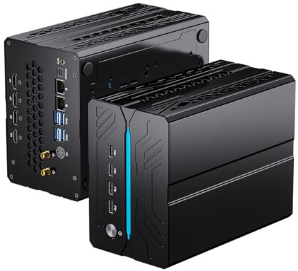 Thdeukoty Mini PC Gaming Core i9-14900F (24 cœurs, 32 Threads), 16 Go de RAM, SSD de 1 to, Ordinateur de Bureau avec RTX 5060Ti 16 Go, Wi-FI 7, Bluetooth 5.4, Port RJ45, Quadruple Affichage