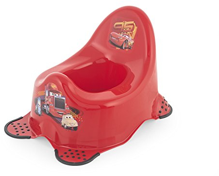 Plastorex Pot - Vase de Nuit - Pieds Antidérapants Décor - Cars