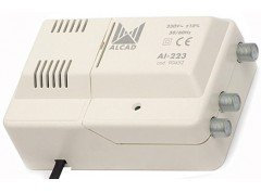 Lechpol Accesorios TV y Video Marca Modelo Amplificador de Antena Interna CATV (RP65MHz) 12V AI-223 ALCAD
