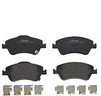 Brembo P 83 079 Bremsbelagsatz, Scheibenbremse - (4-teilig) | Kompatibel mit: TOYOTA AURIS, COROLLA Stufenheck