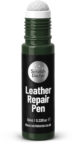 Scratch Doctor Leather Repair Pen Scratch Remover Colour Repair for Leather Faux Vinyl Furniture Sofas Car Seats Shoes Bags (Dark Green)