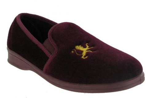 Mirak Warminster/Frank Slip-On Slipper/Mens Slippers/Classic Slippers (11 UK) (Wine)