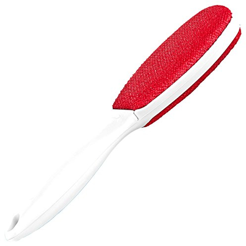 PEARL Fusselbürste Kleidung: XL-Anti-Fussel-Bürste, doppelseitig, für Kleidung, Möbel und Auto (Katzenhaarentferner, Haar und Fusselbürste, Rasierer)
