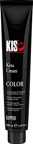 KIS KeraCream Color - permanente Haarfarbcreme - 100 ml - Pink Champagne - hohe Deckkraft - intensive Haarfarbe - Keratin Infusion - Tierfreundlich & Nachhaltig