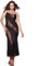 LOVELYBOBO Babydoll Sexy Spitze Unterwäsche Für Damen Halftereck Midi Länge Nachthemd Durchschauen Clubkleidung