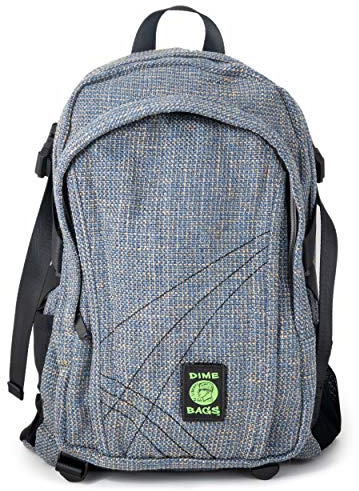 DIME BAGS Urban Hanf Rucksack | Original Hanf Rucksack für alle Geschlechter |, Himmel, 18 x 13 x 6 inches, Laptop
