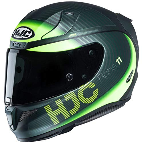 Motorradhelm HJC RPHA 11 BINE MC4HSF, Schwarz/Gelb, XL
