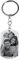 Akzent Schlüsselanhänger Dog Tag Anhänger silberfarbig Edelstahl Hundemarke mit Gravur Bild Text personalisierte Geschenke