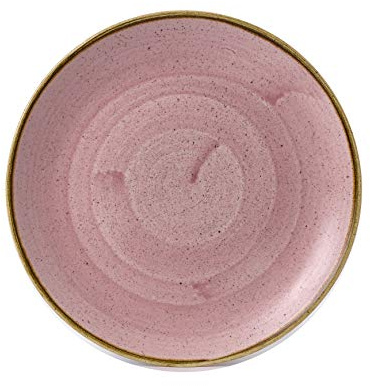 Churchill Stonecast -Coupe Plate Teller- Durchmesser: Ø26,0cm, Farbe wählbar (Petal Pink)