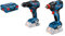 Bosch Professional 18V System GDX 18V-200 + GSR 18V-55 - Set llave de impacto + atornillador a batería (18V, sin batería, en L-BOXX)