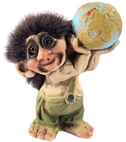 NYFORM Troll 016 ECOLOGIST mit originalem Planet Kollektion Norwegische Glücksbringer