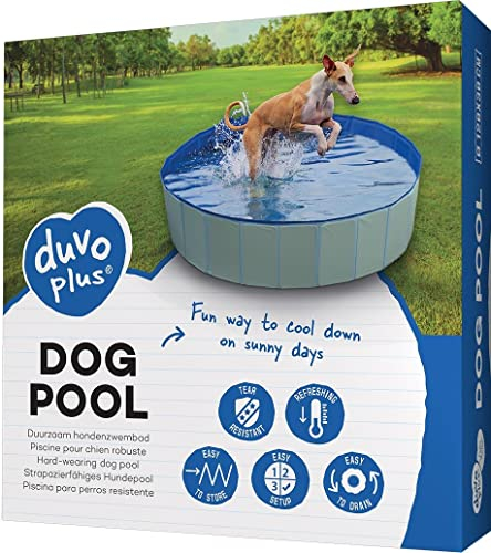 Duvoplus COOCKOO Hundepool Blau Ø80x30cm