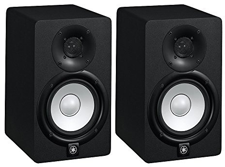 Yamaha HS5 MP (Matched Pair) - Coppia Monitor Diffusori Casse Attive Professionali da Studio a due vie da 70w di picco, Nero