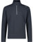 CMP Grid Tech Fleece Sweatshirt with Half Zip, Man, Titanio, 52
