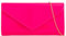 fi9 Handtasche aus Lackleder, für Hochzeit, Abendveranstaltung, Party, Clutch, Schultertasche, Handtasche, Neon Fuchsia, medium