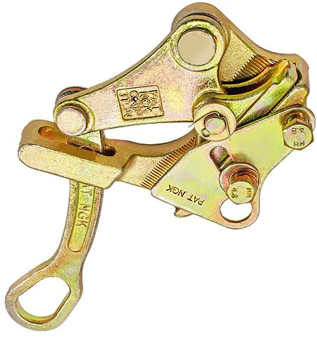 Luomorgo 3 Ton Cable Grip Puller Wire Grip Rope Jaw Cable Puller Tool for Wire Rope, Pulling 6613 Lbs