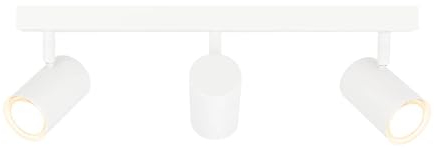 Ledvion - LED Deckenstrahler, Weiß 3-lights, Dimmbare, 5W, 2700K, Rechteckig, GU10 Fassung, IP20, Kippbar, inkl. GU10 Lampe