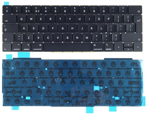 tradebit - Teclado para MacBook Pro A1707 A1706 Big Enter QWERTY US