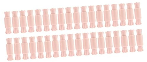 TOVINANNA 36pièces Tubes à Faits Main Tubes De Gloss à Transparent Rose Pour Cosmétiques Et -