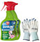 PROTECT GARDEN Sanium Spray Anticochinillas, Insecticida Sistémico de Listo X 2 + guantes jardíneria
