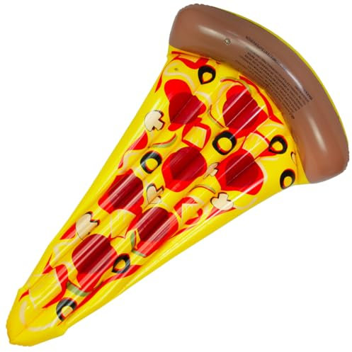 PIZZA xxxl aufblasbare SCHWIMMPLATTFORM, Schwimmmatratze, aufblasbare Pizzamatratze, Poolmatratze, Bade- und Strandspielzeug, aufblasbares Poolspielzeug, Poolpartys, Strandurlaub, Schwimmmatratze