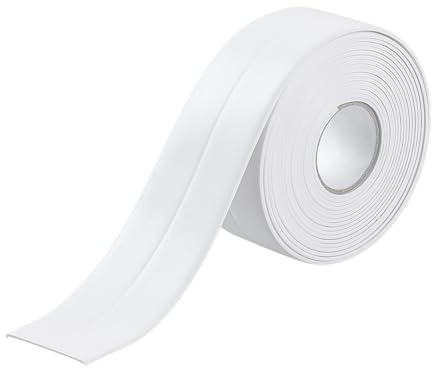 Youery Weichsockelleiste Selbstklebend, 5M PVC Weichsockelleiste 19x19mm, Selbstklebende Bodenleiste, Fugendichtungsband, Knickleiste Abschlussleiste für Küche und Badezimmer
