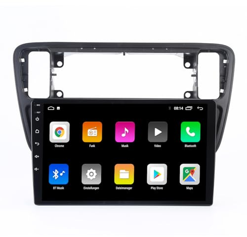 9 HD Android Auto GPS Radio Navigator Carplay Replacement for Skoda Citigo E-Citigo AA NF1 NE1 RCD215 Replacement for VW Load UP 121 122 123 BL1 BL2 BL3 mit GPS Bluetooth FM USB RDS TPMS SWC DAB DVR